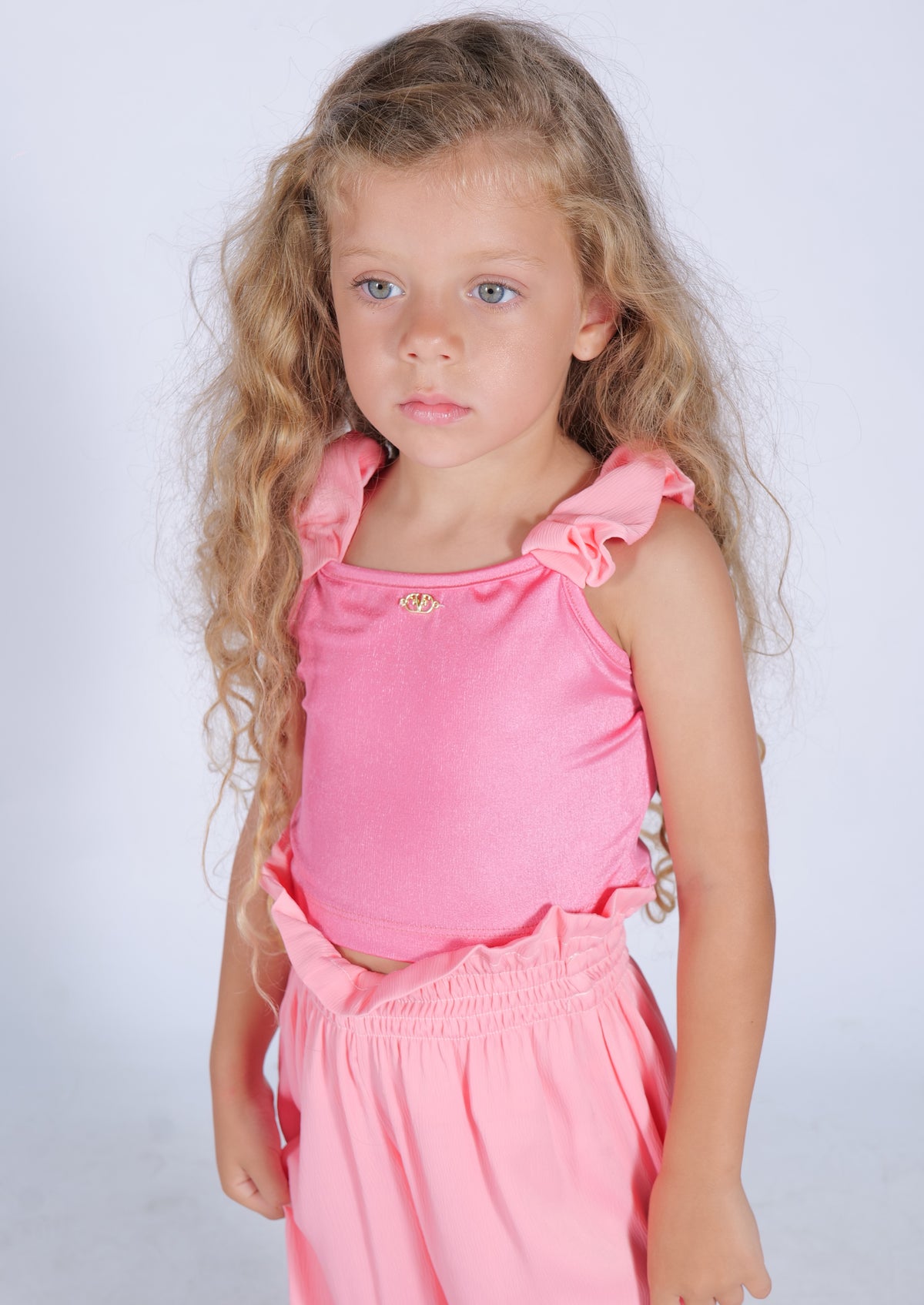 Top collo a rotolo Fun&Fun bambina
