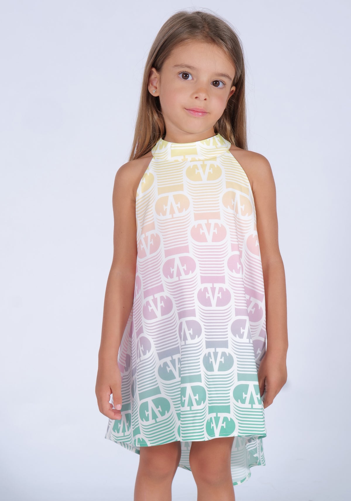 Abito Corto Scollatura All'Americana Fun&Fun bambina
