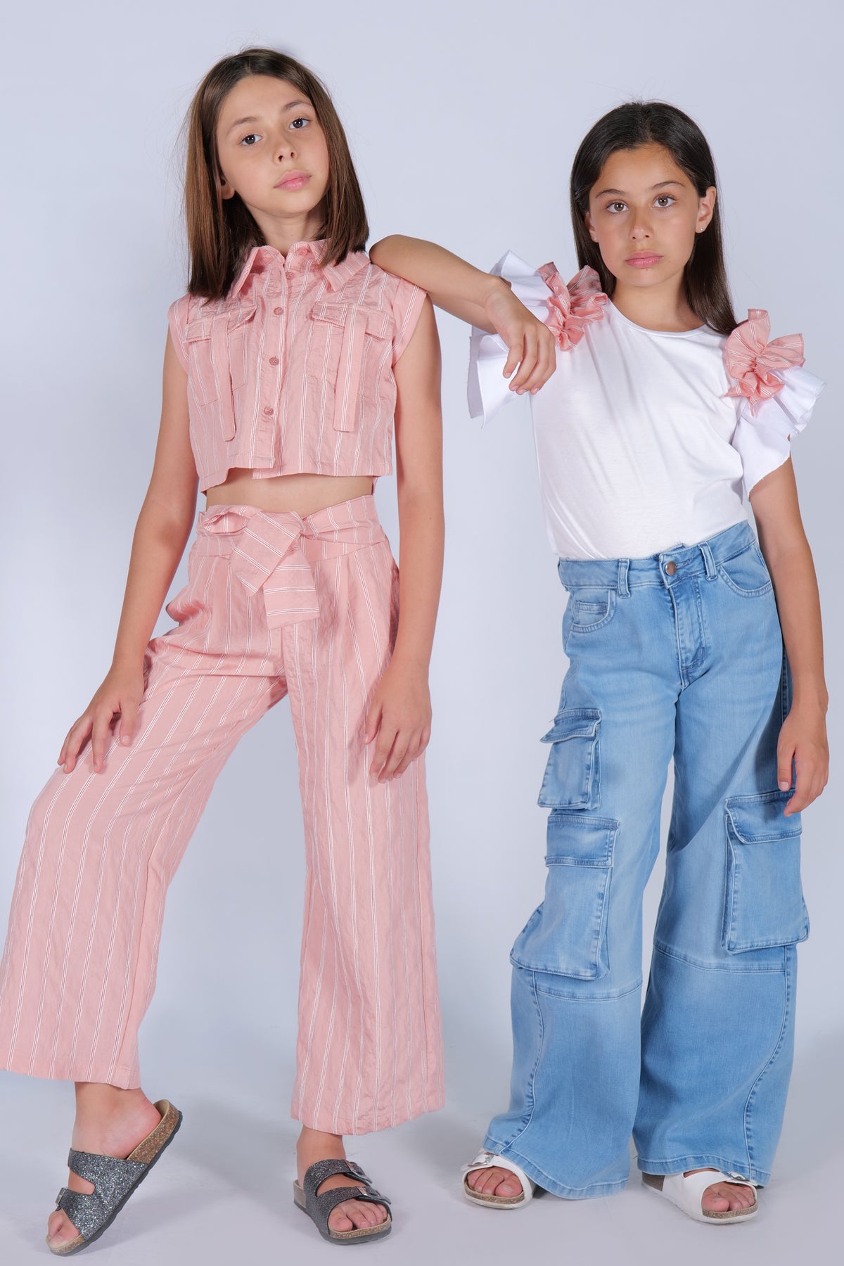 Pantalone con Fiocco in Vita HLove bambina