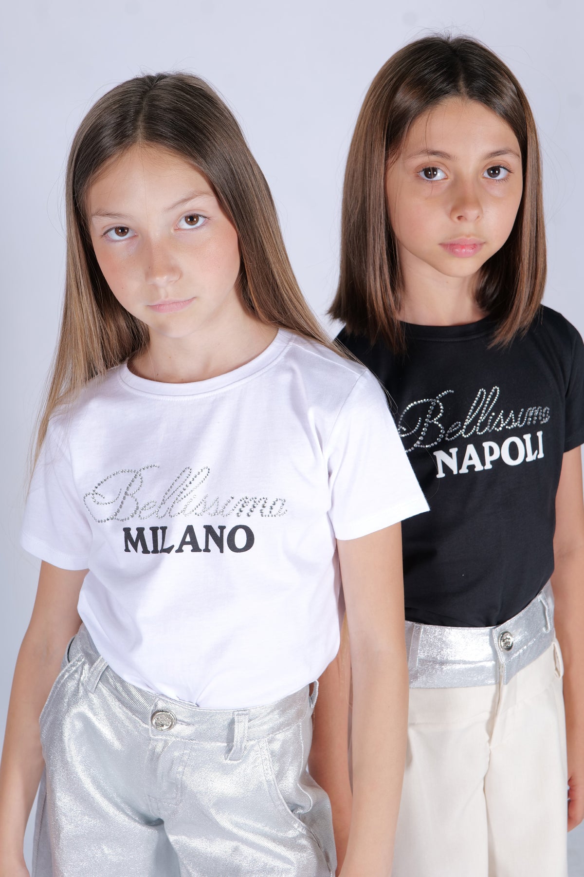 T-shirt Stampa Bellissima Napoli HLove bambina