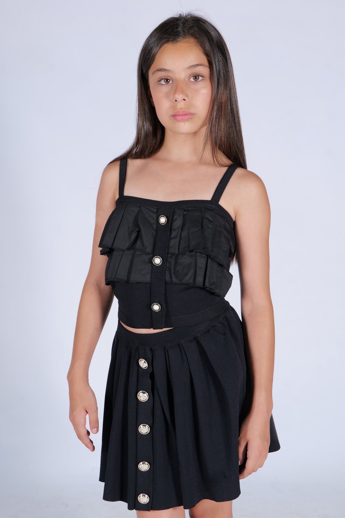 Top con Rouches HLove bambina