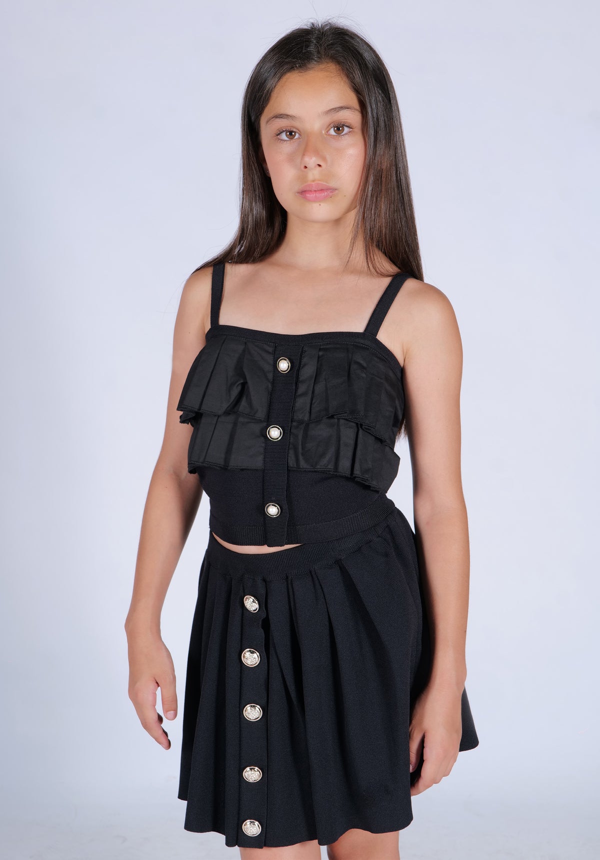 Top con Rouches HLove bambina