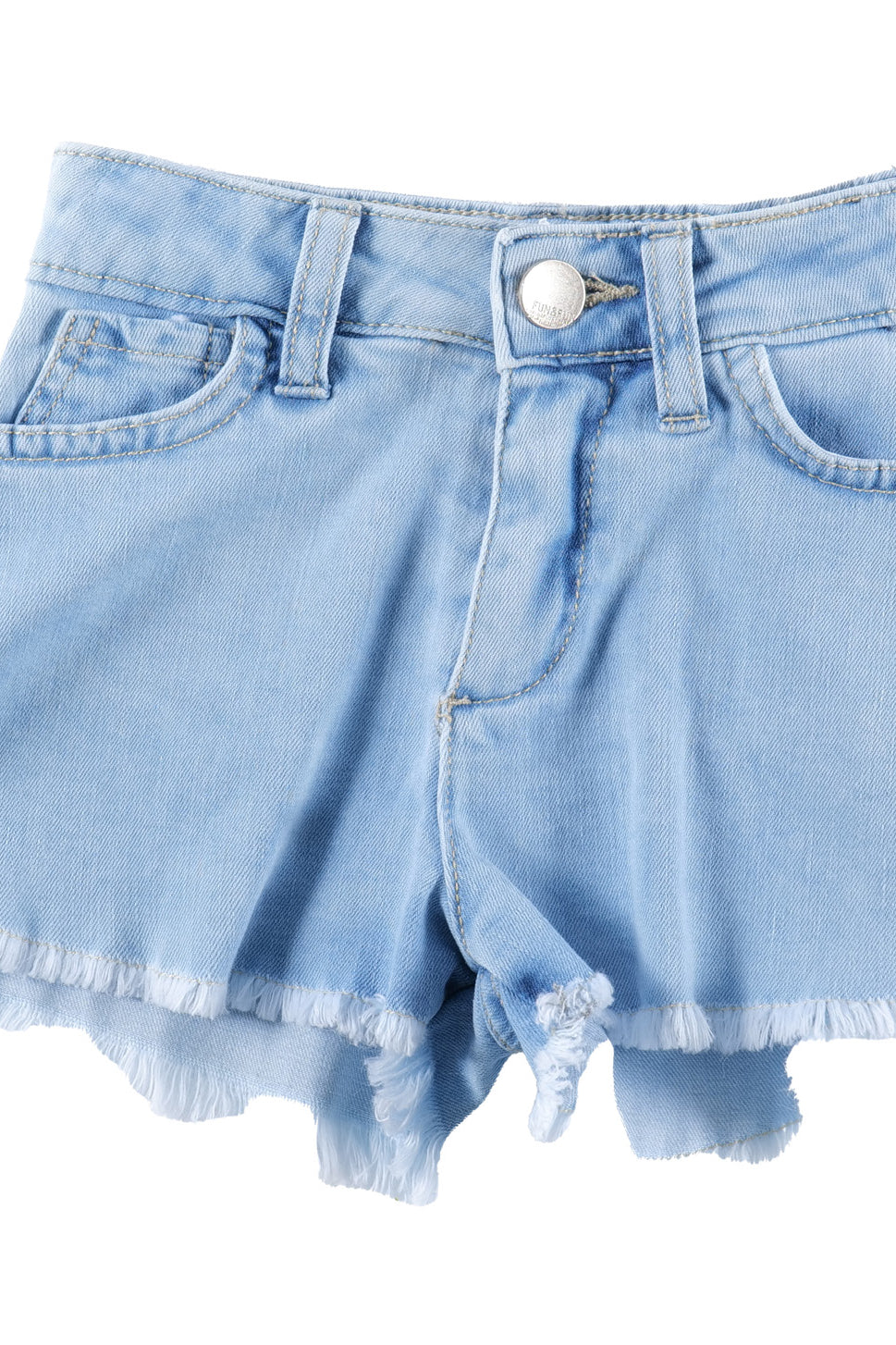 Short Denim Effetto Slavato Baby Fun&Fun bambina