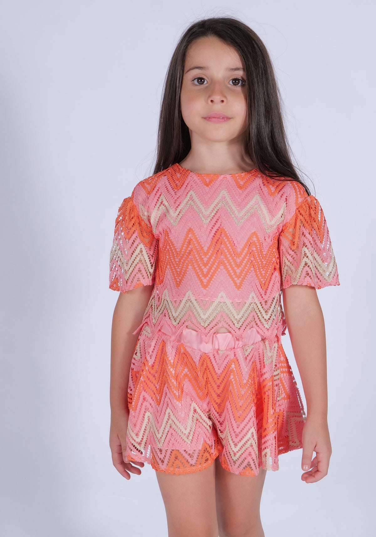Short traforato Fun&Fun bambina