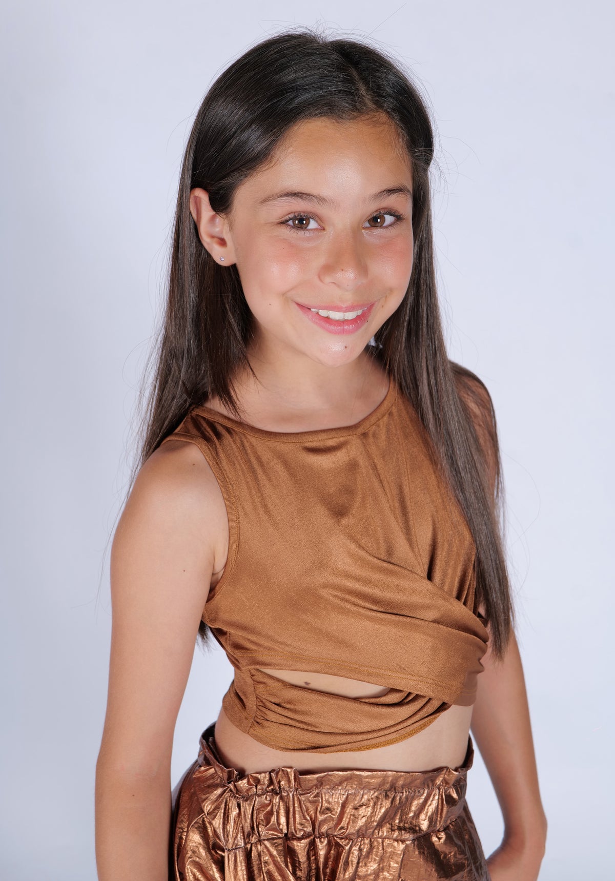 Top Senza Maniche con Intreccio HLove bambina