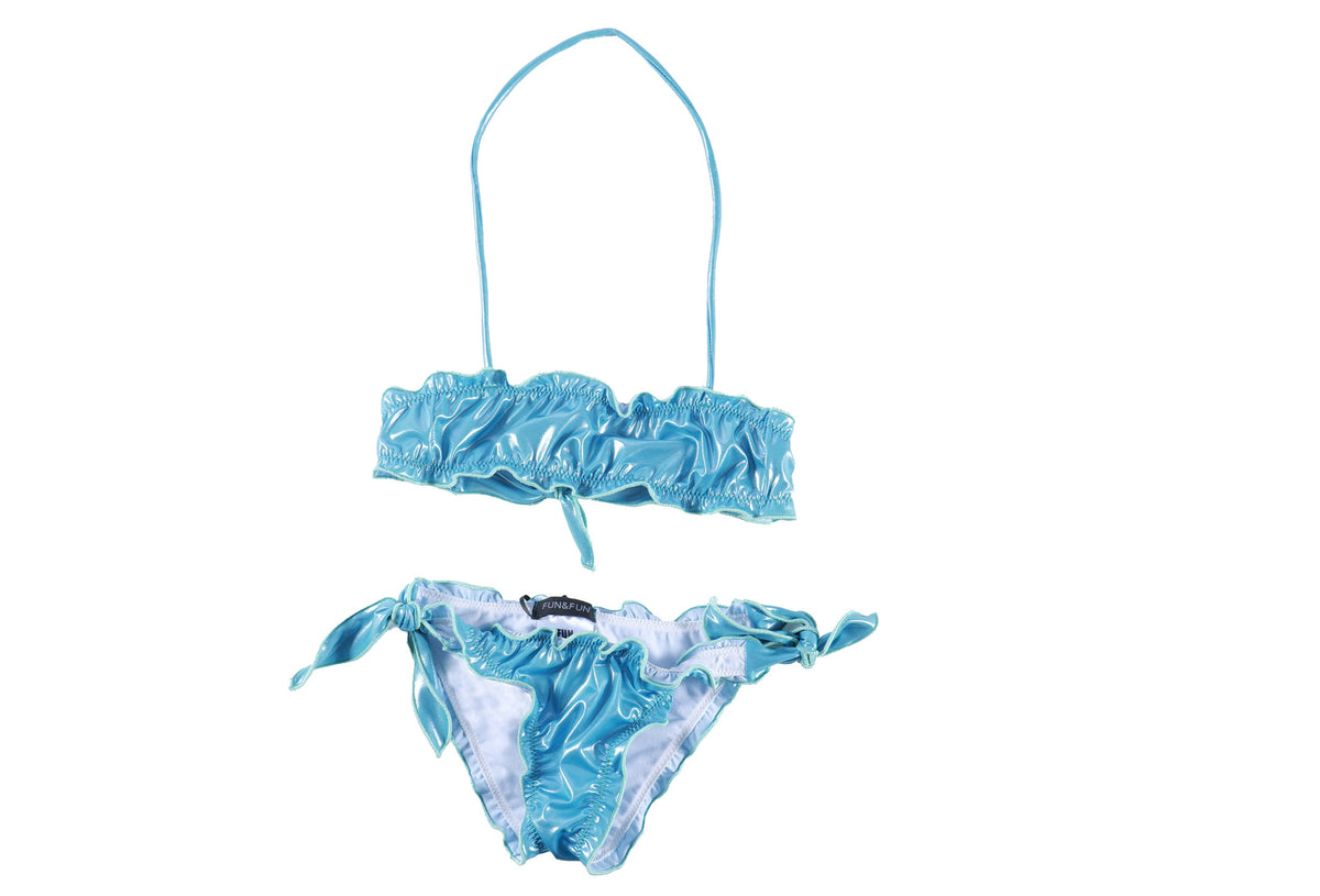 Costume 2 pezzi smeraldo Fun&Fun baby bambina