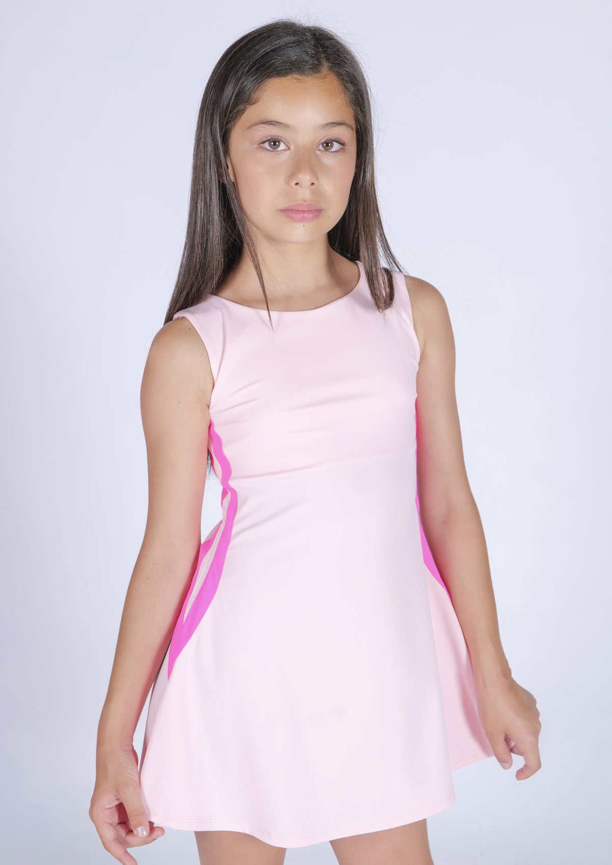 Abito Corto con Scollo Rotondo e Giromanica Fun&Fun bambina