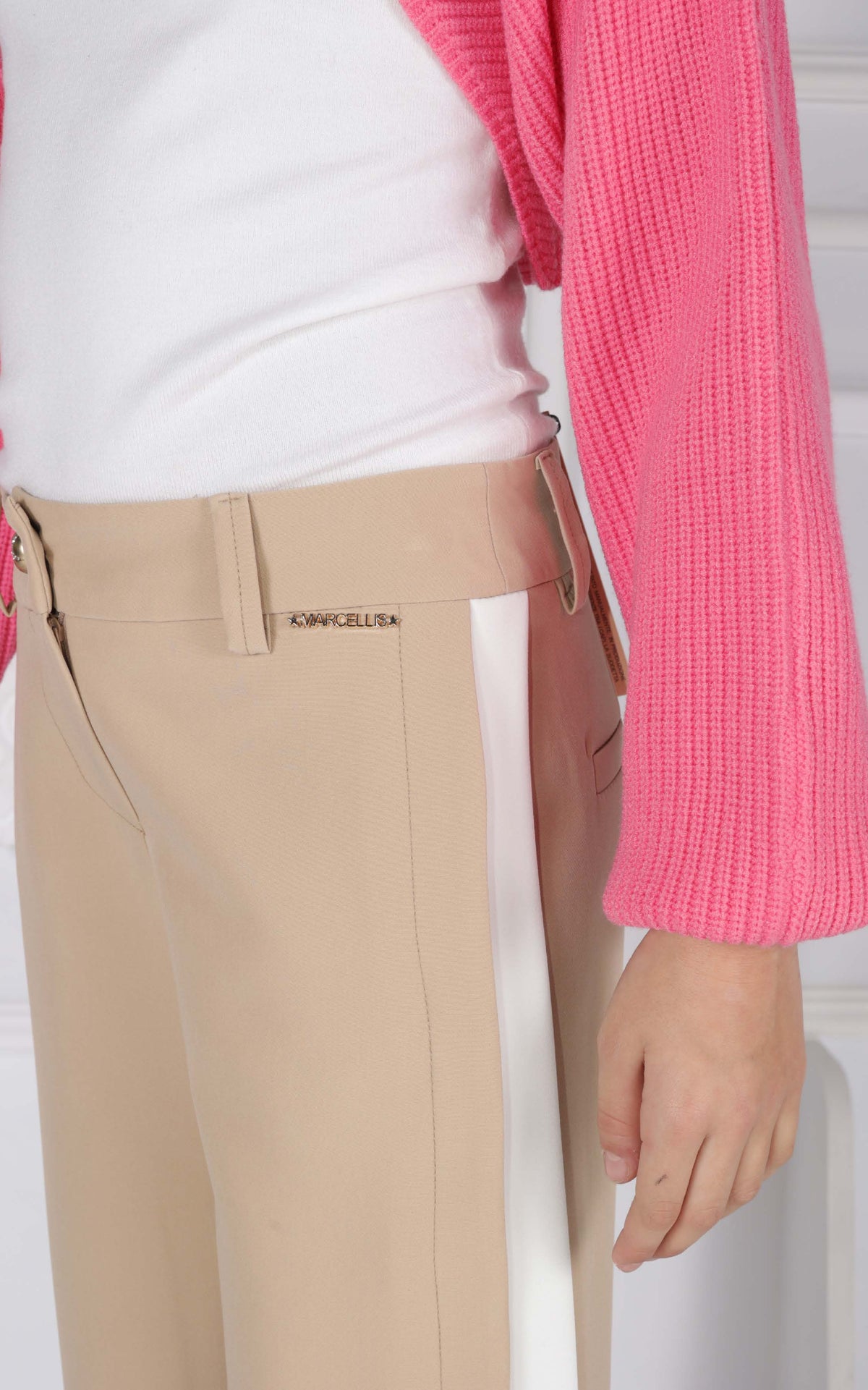 Pantalone a Gamba Ampia in Tessuto Marc Ellis bambina