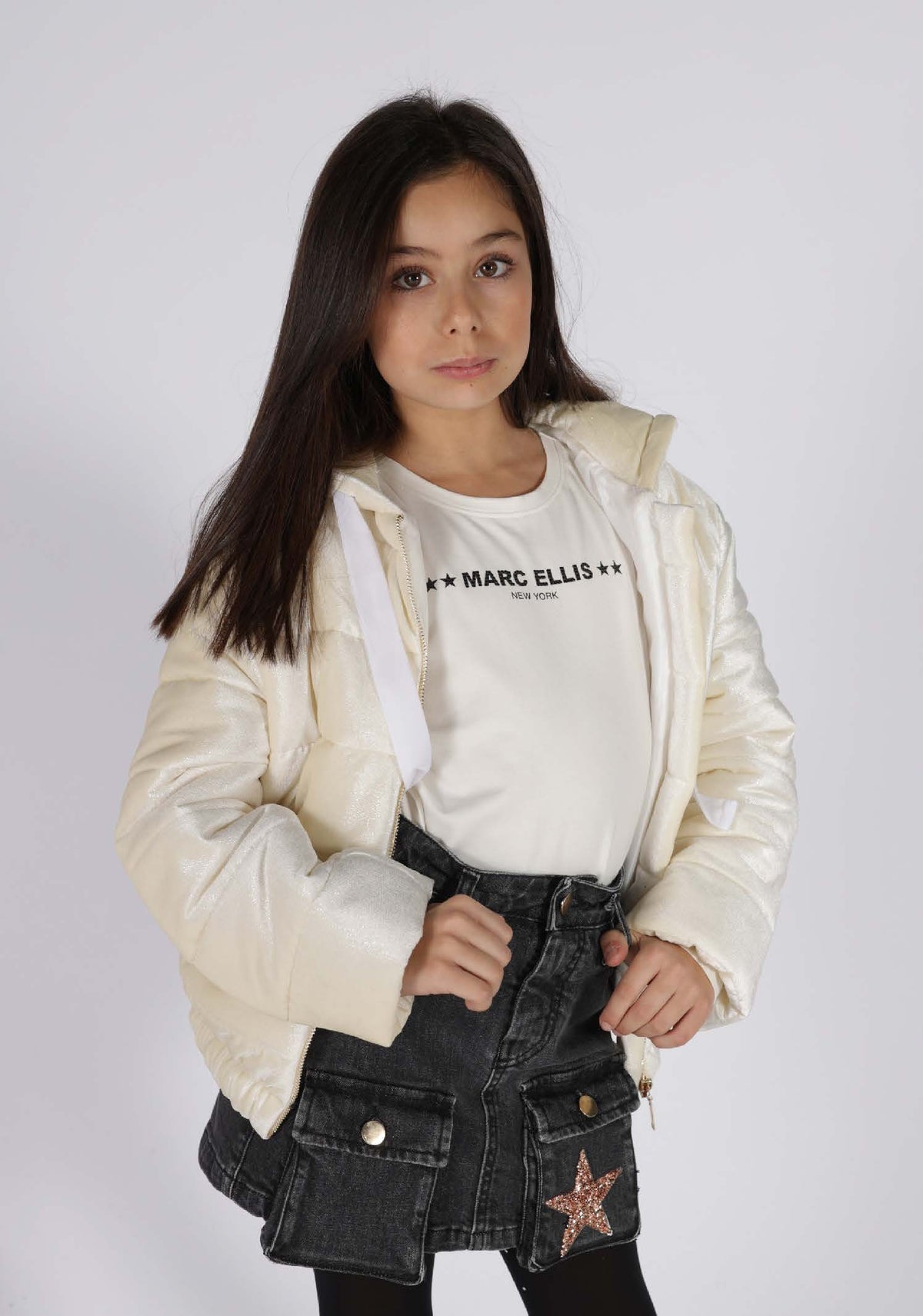 T-shirt Strass Marc Ellis bambina