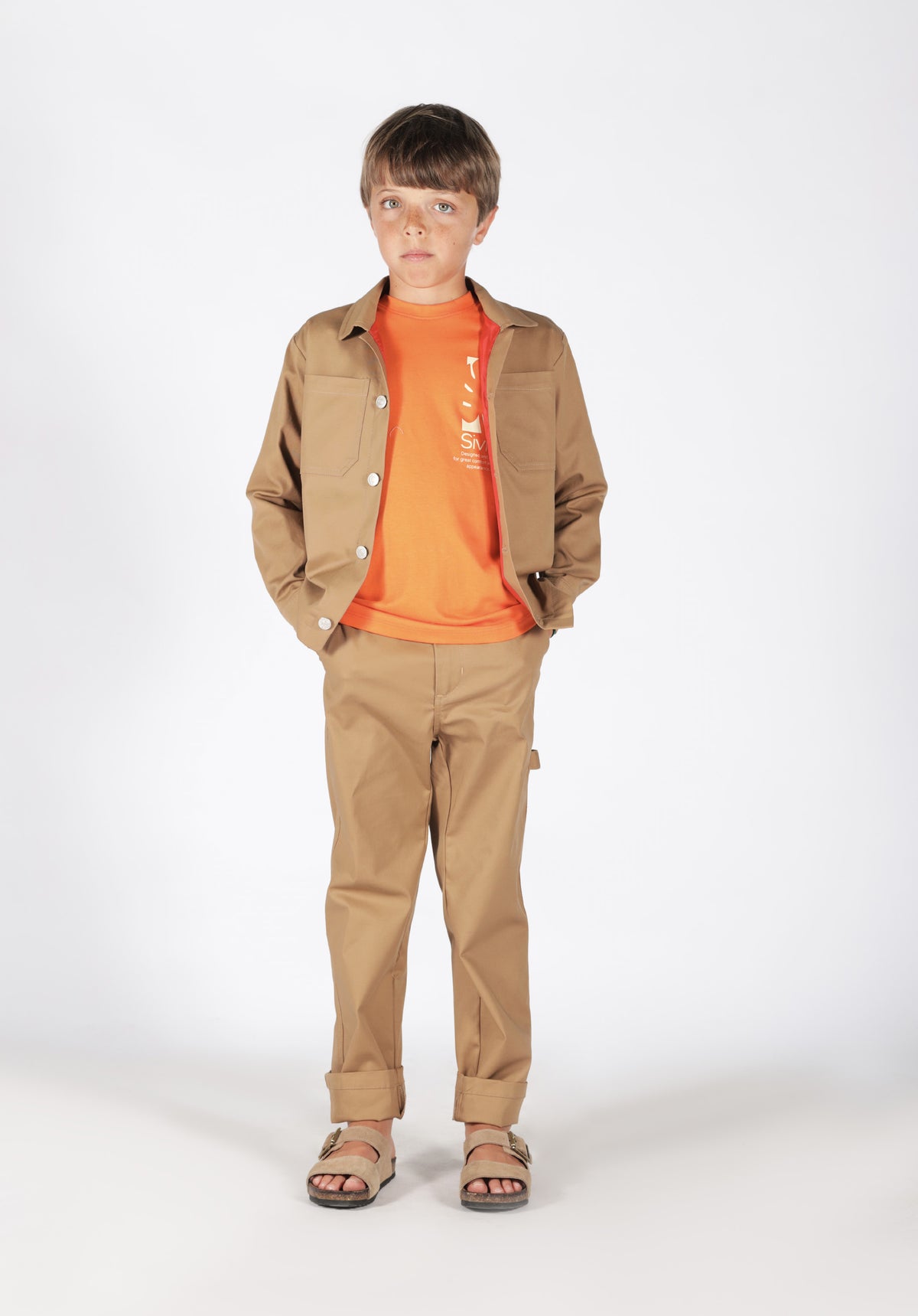 Pantalone Classico in Color Tabacco Siviglia bambino