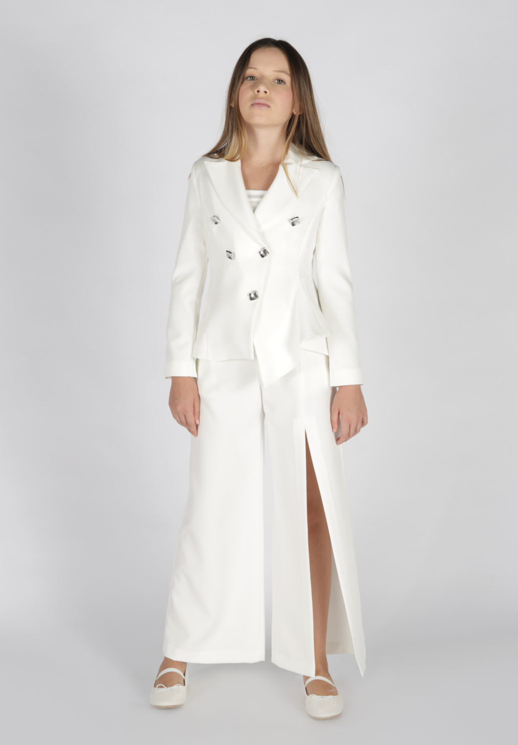 Pantalone spacco frontale Fun&Fun Couture bambina