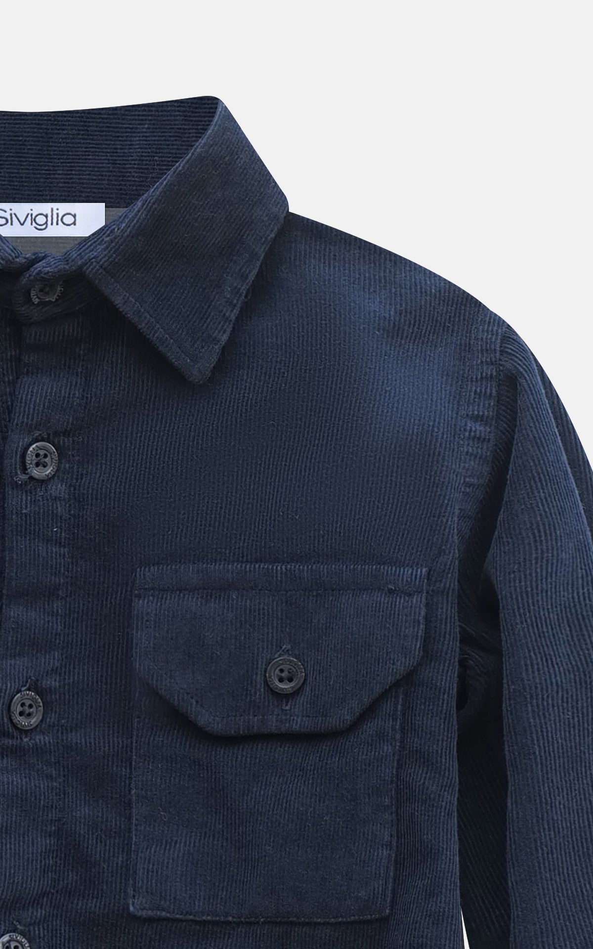 Camicia Blu Navy Neonato Siviglia bambino