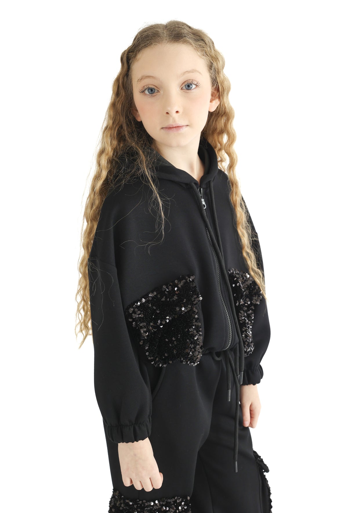 Pantalone in Felpa con Paillettes Junior Marc Ellis Bambina - FW26