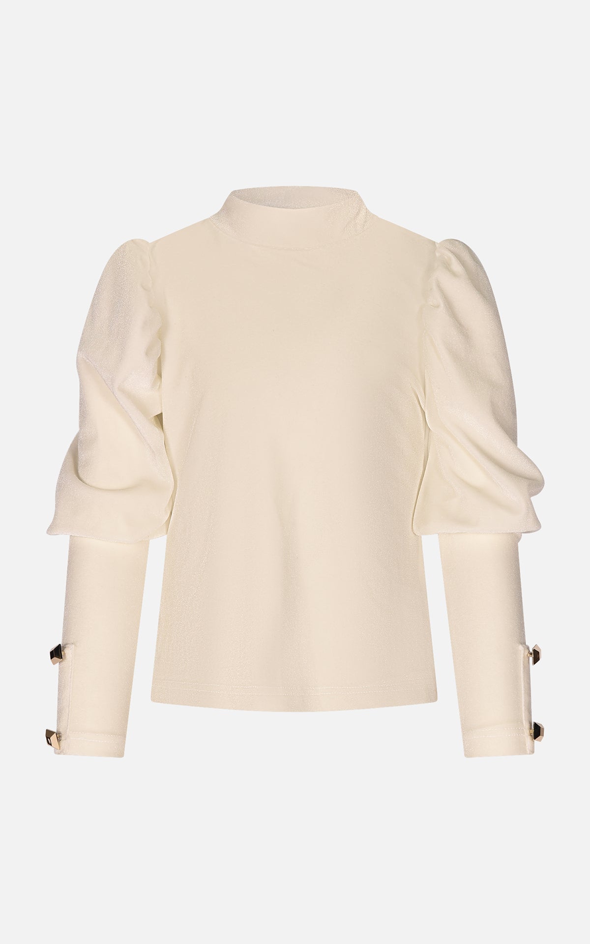 T-shirt girocollo lurex Hate-Love bambina