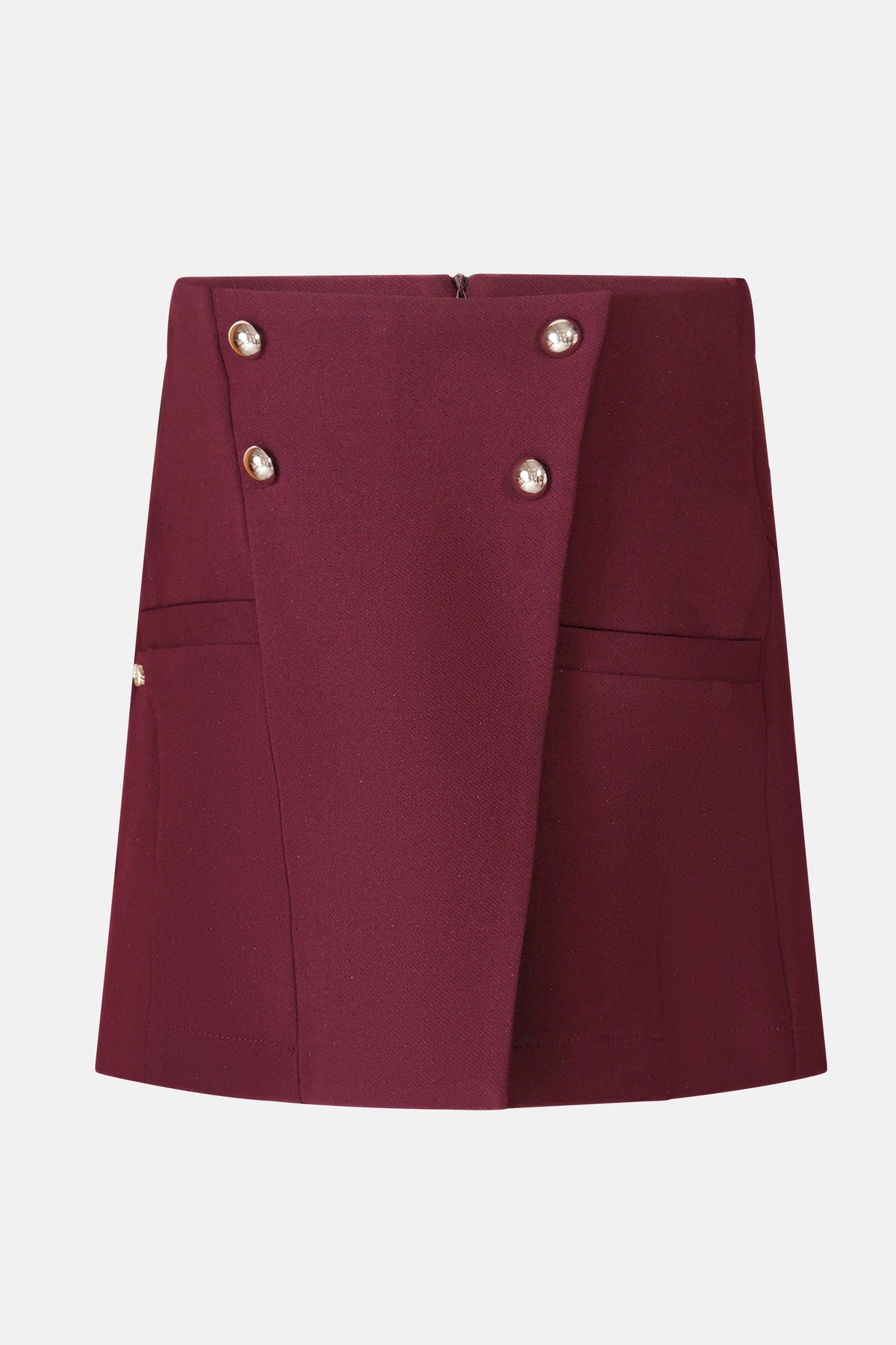 Short Vita Alta in Tessuto Laminato Junior Fun&Fun Bambina - FW26