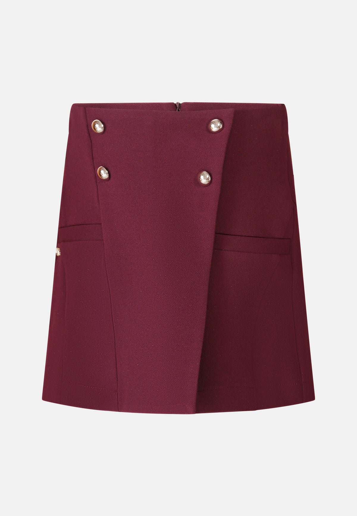 Short Vita Alta in Tessuto Laminato Junior Fun&Fun Bambina - FW26