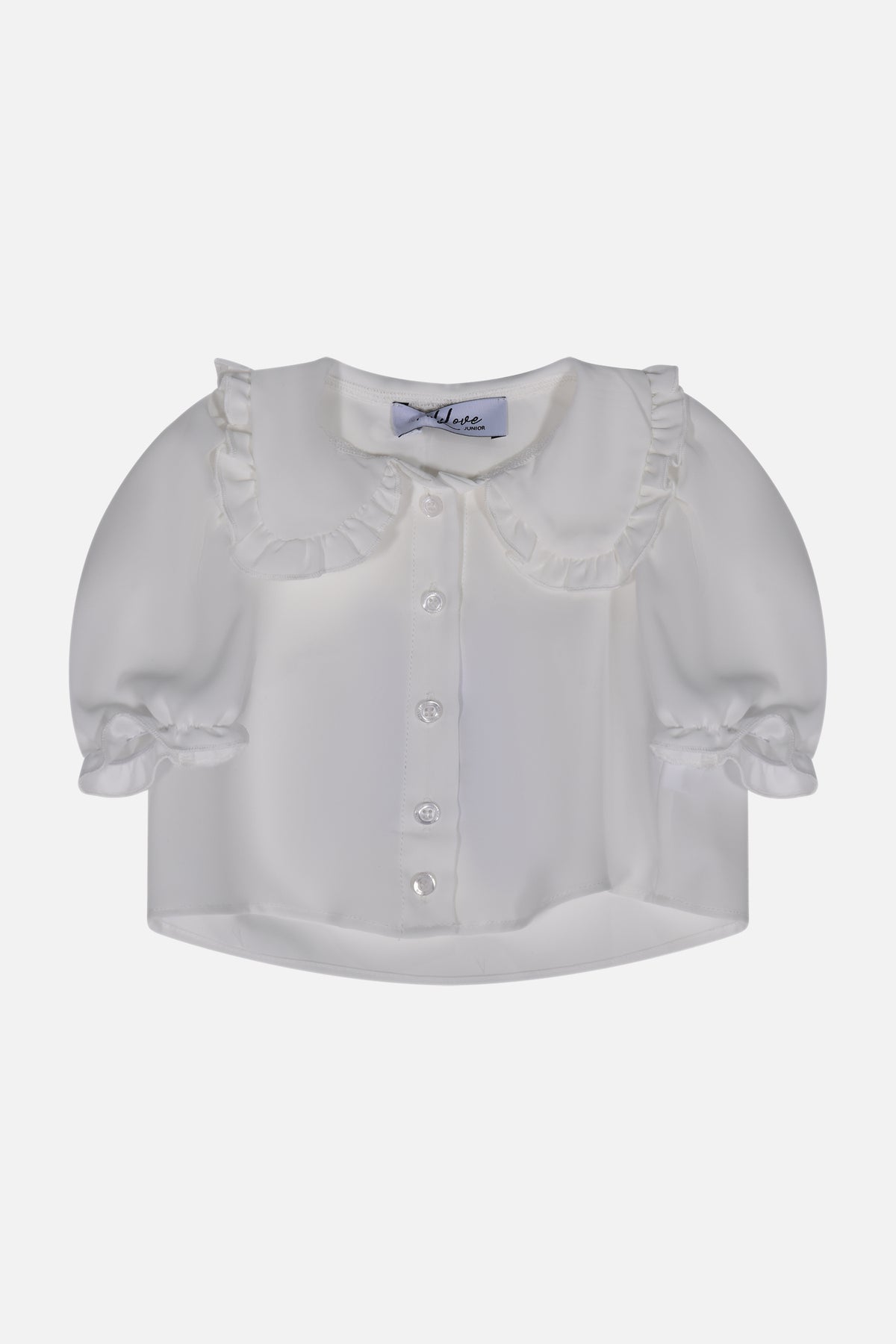 Camicia bianco panna HLove bambina