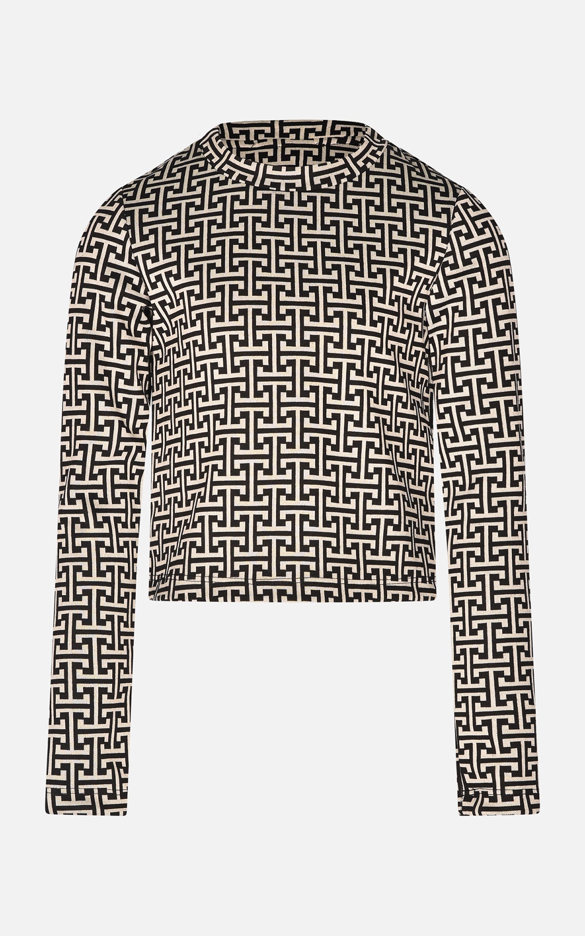 T-shirt cropped punto Milano Hate-Love bambina