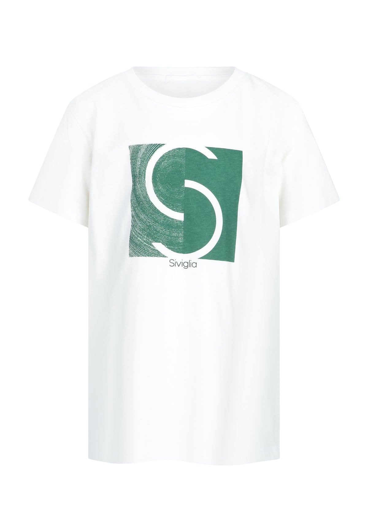 T-shirt stampa logo verde Siviglia bambino