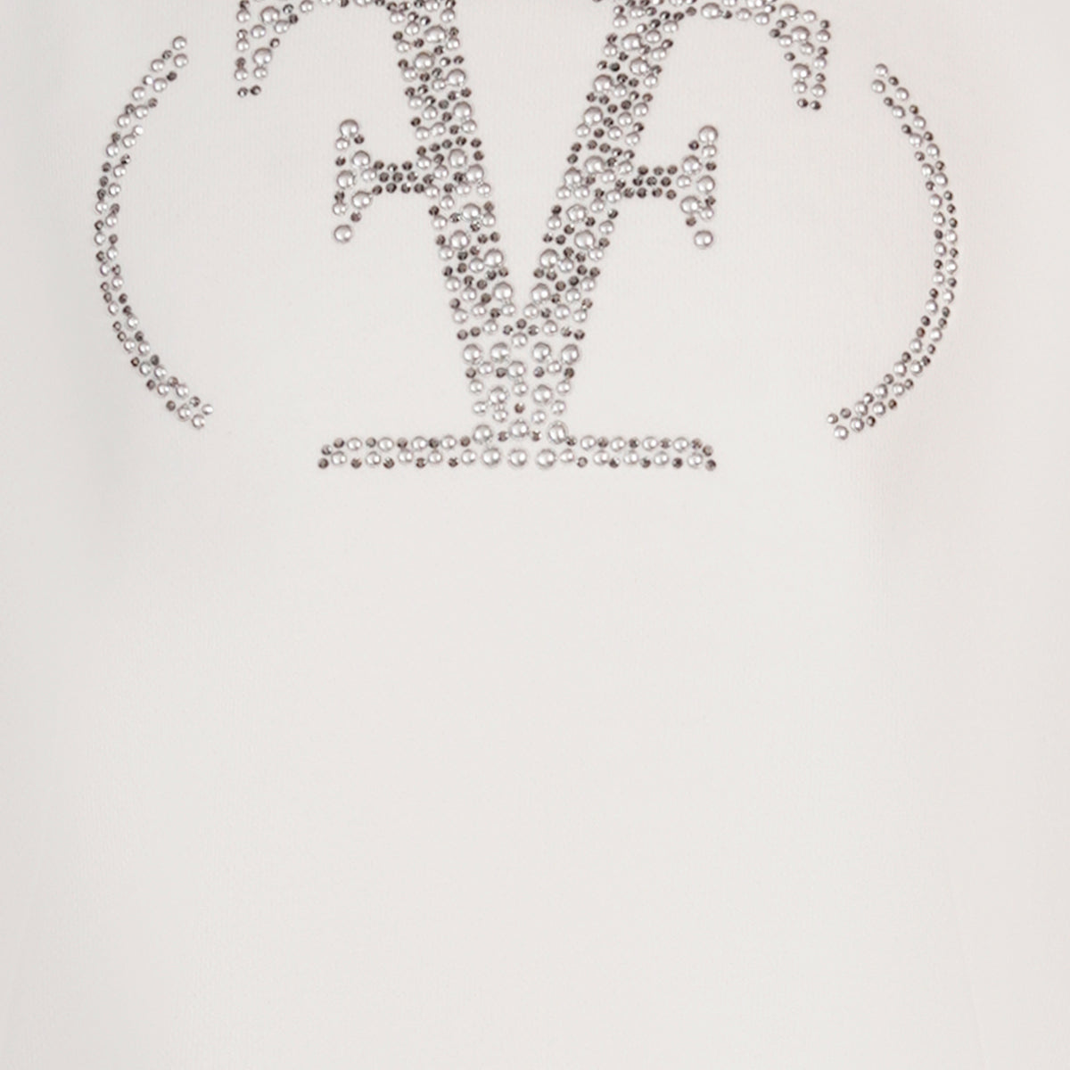Felpa in Cotone Girocollo con Perline e Strass Junior Fun&Fun Bambina - FW26