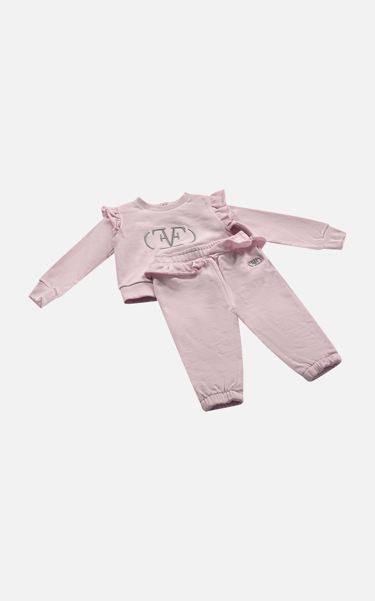 Completo tuta rosa Fun&Fun neonata