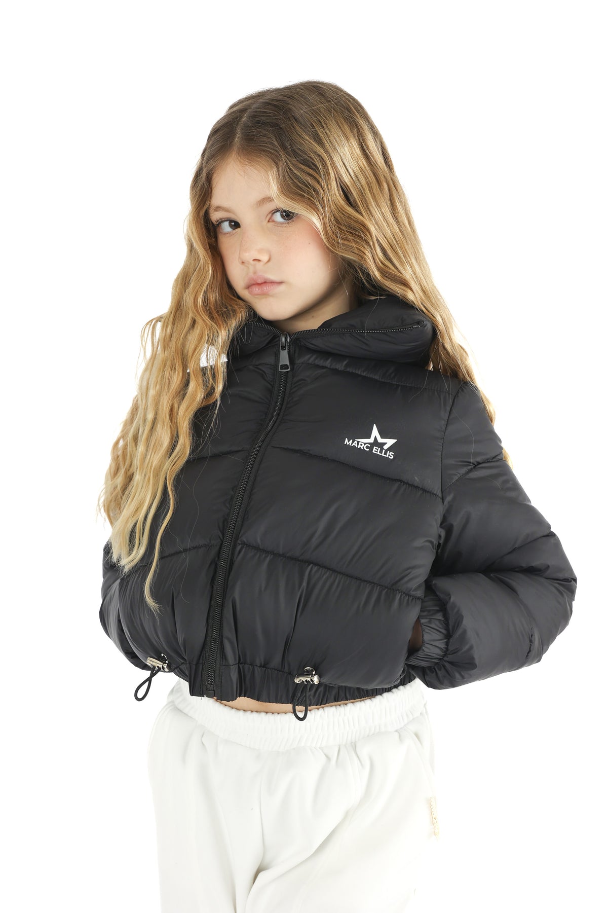 Giubbino in Nylon con Cut Out Junior Marc Ellis Bambina - FW26