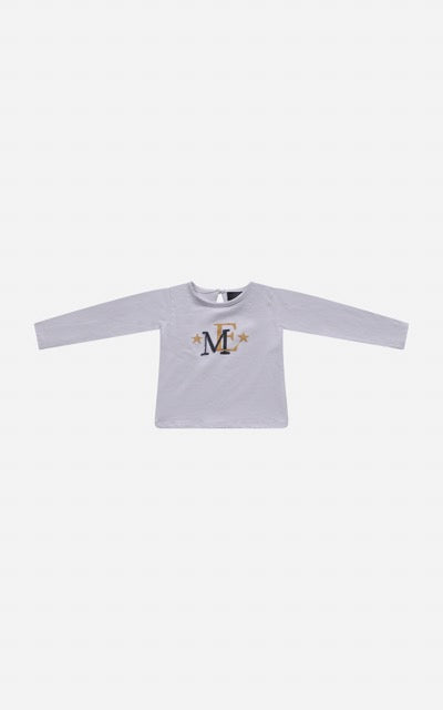 T-shirt Manica Lunga Logo Marc Ellis bambina