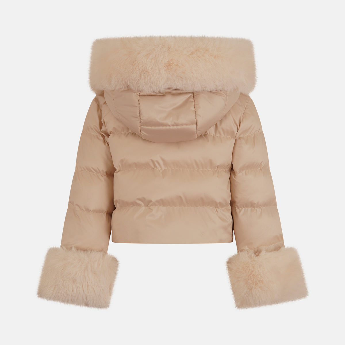 Giubbino con Cappuccio ed Ecopelliccia Baby Fun&Fun Bambina - FW26