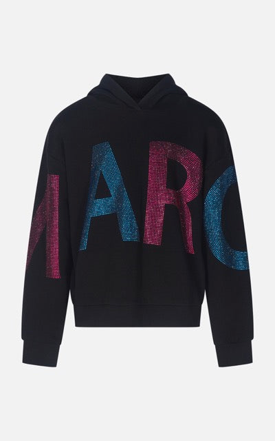 Felpa Oversize Logo Strass Junior Marc Ellis Junior bambina