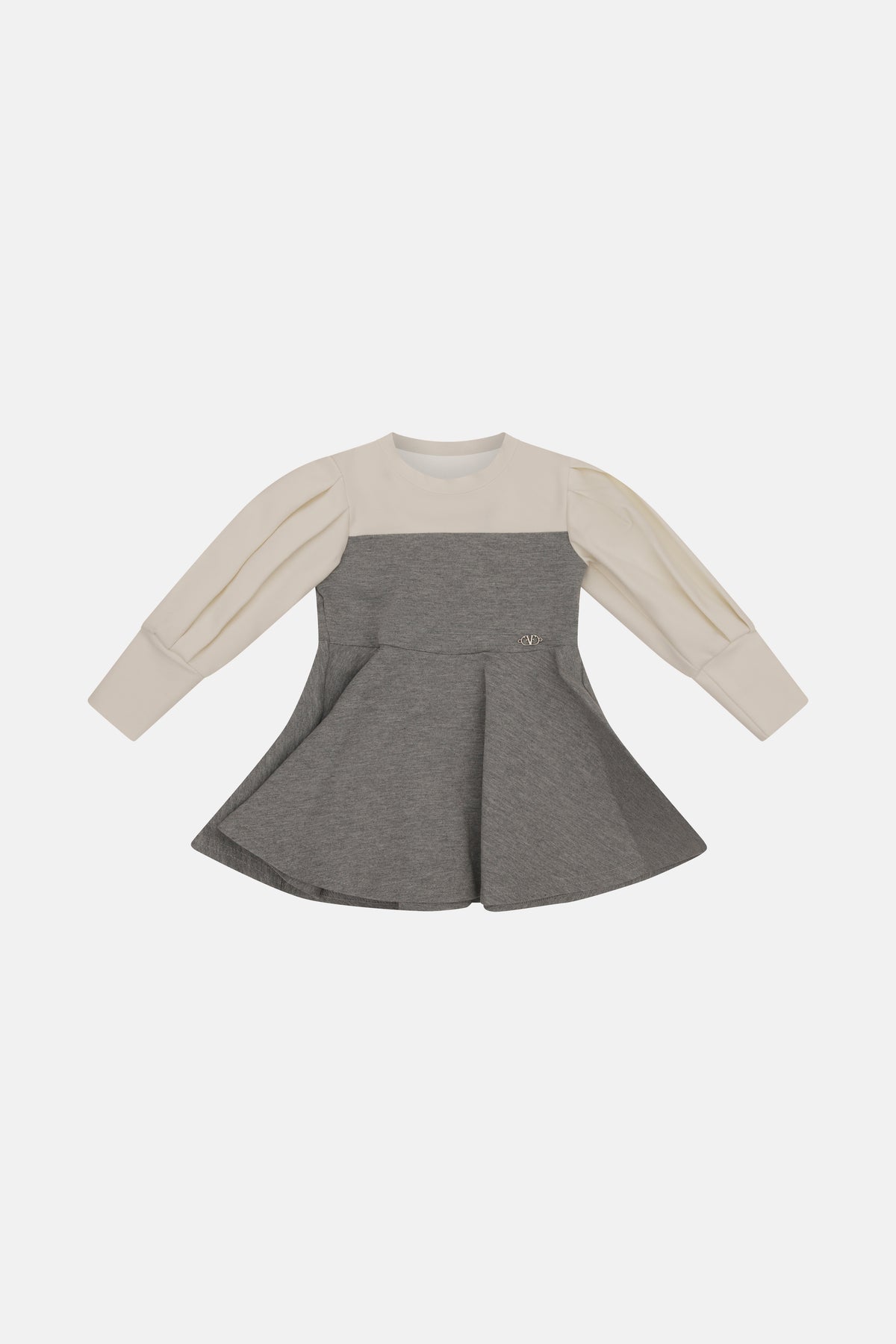 Abitino Mini in Punto Milano a Contrasto Neonato Fun&Fun Bambina - FW26