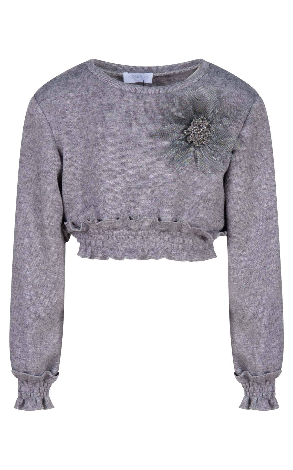 Maglia grigia Fun&Fun Chic bambina junior