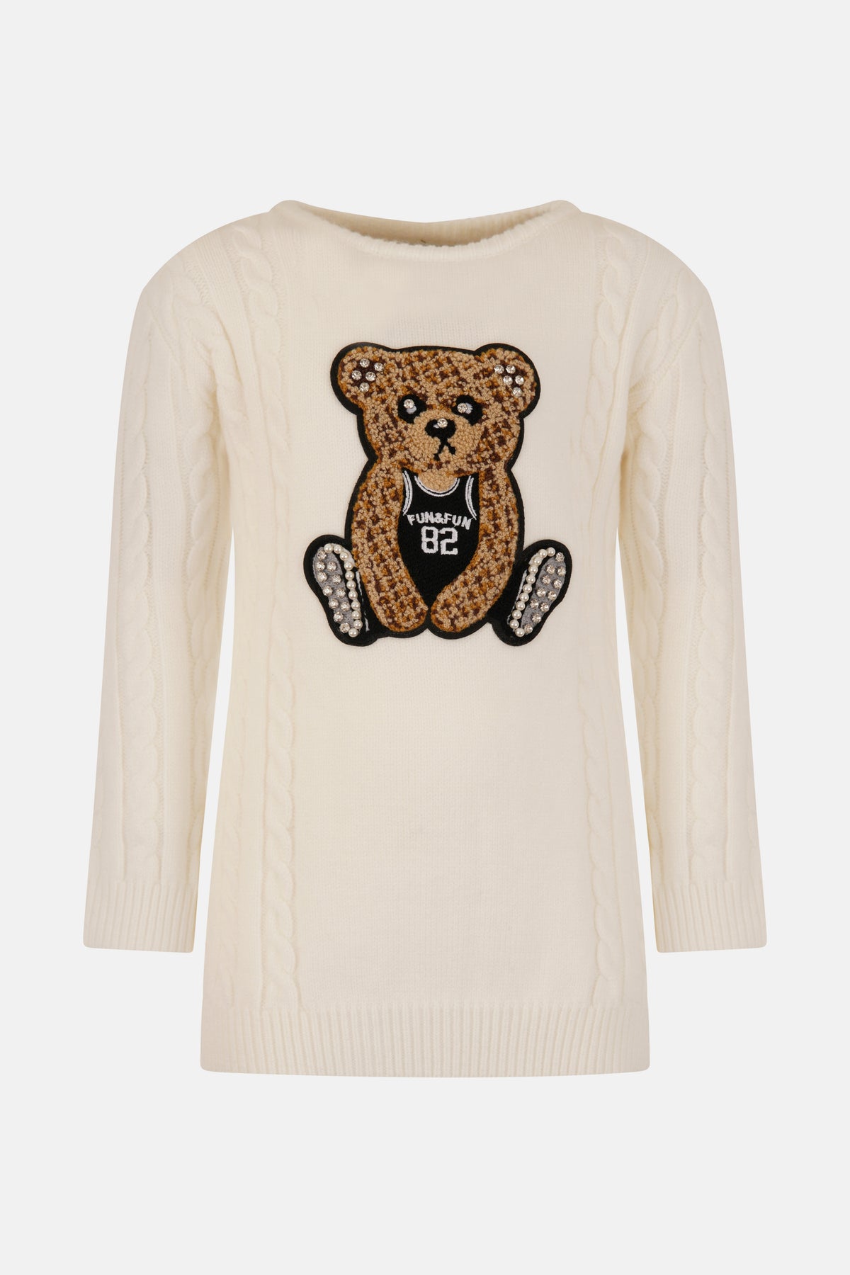Abitino in Maglia di Lana Baby Fun&Fun Bambina - FW26