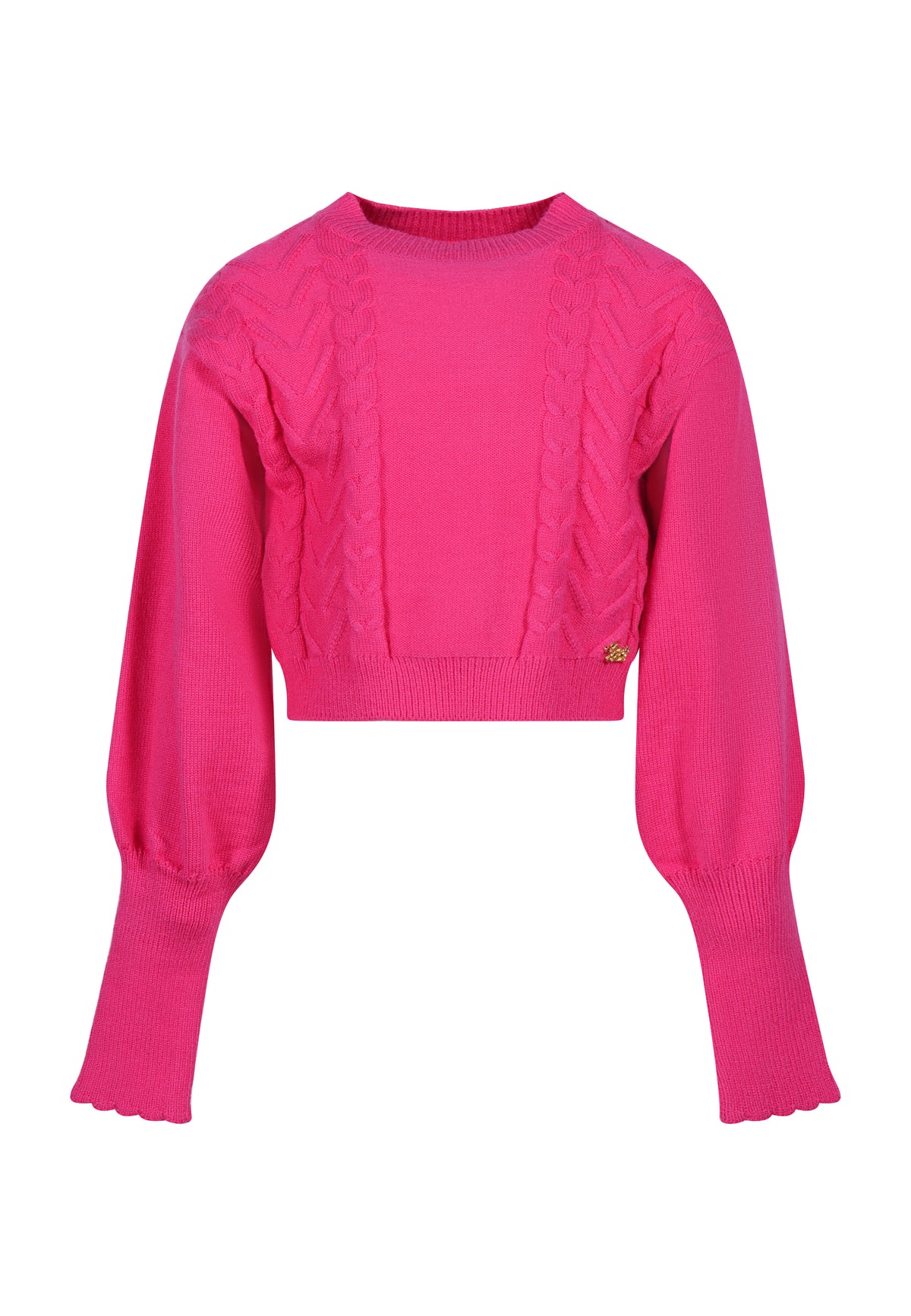 Maglia in lana fucsia Fun&Fun Chic bambina