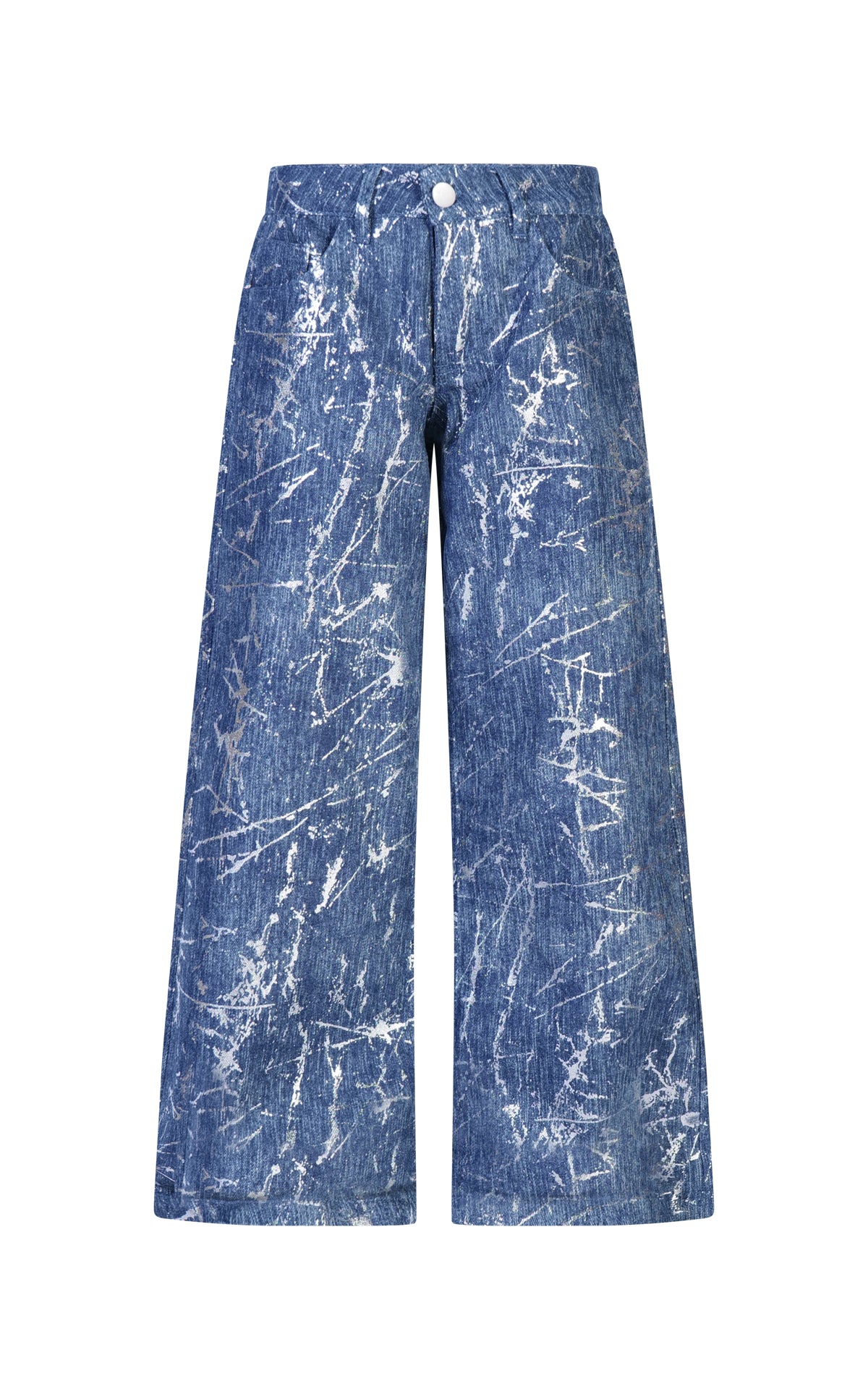Pantalone Denim a Gamba Larga con HLove bambina