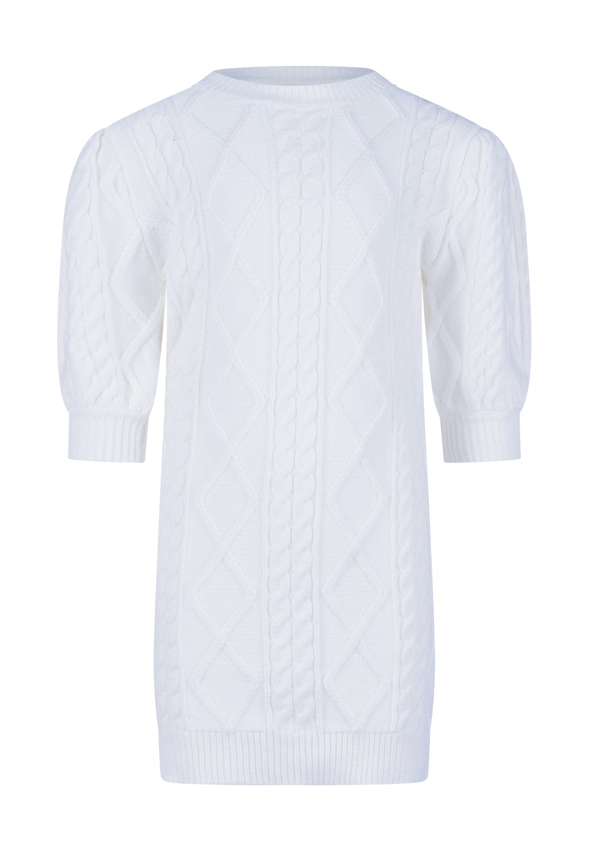 Abito Colore Off White Fun&Fun bambina