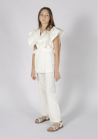Gilet con volant e fusciacca removibile Fun&Fun Couture bambina