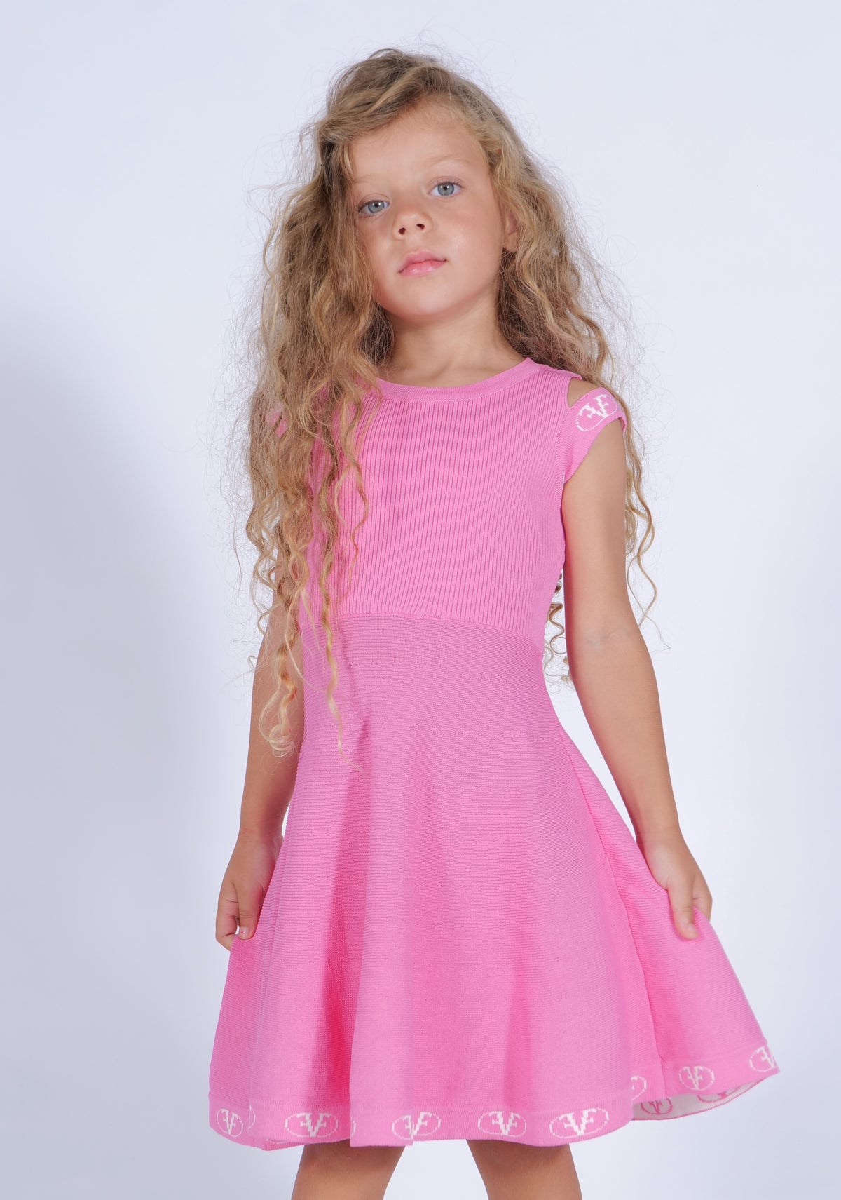 Abito Svasato Fucsia Fun&Fun bambina
