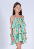 Abito viscosa gold Fun&Fun bambina Junior