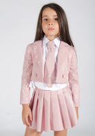Blazer gessato cropped doppiopetto Fun&Fun bambina