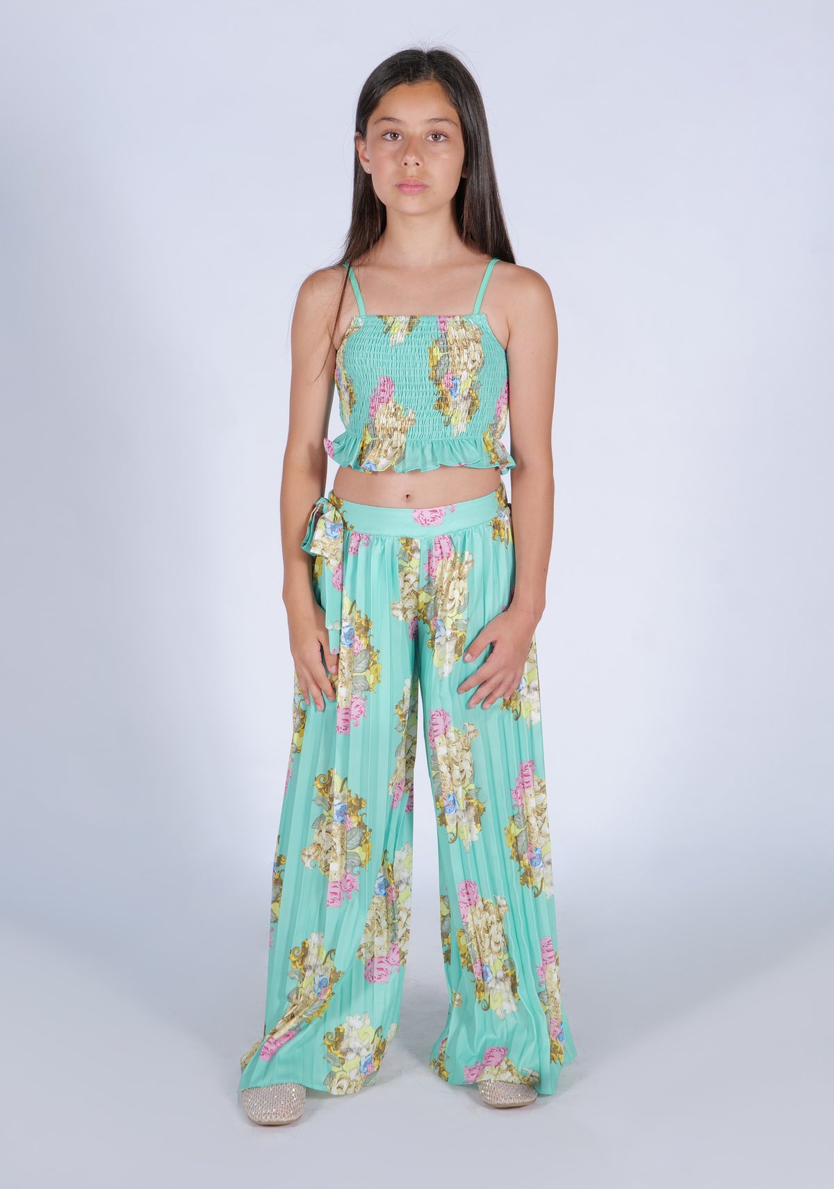 Pantalone viscosa fluida Fun&Fun bambina Junior