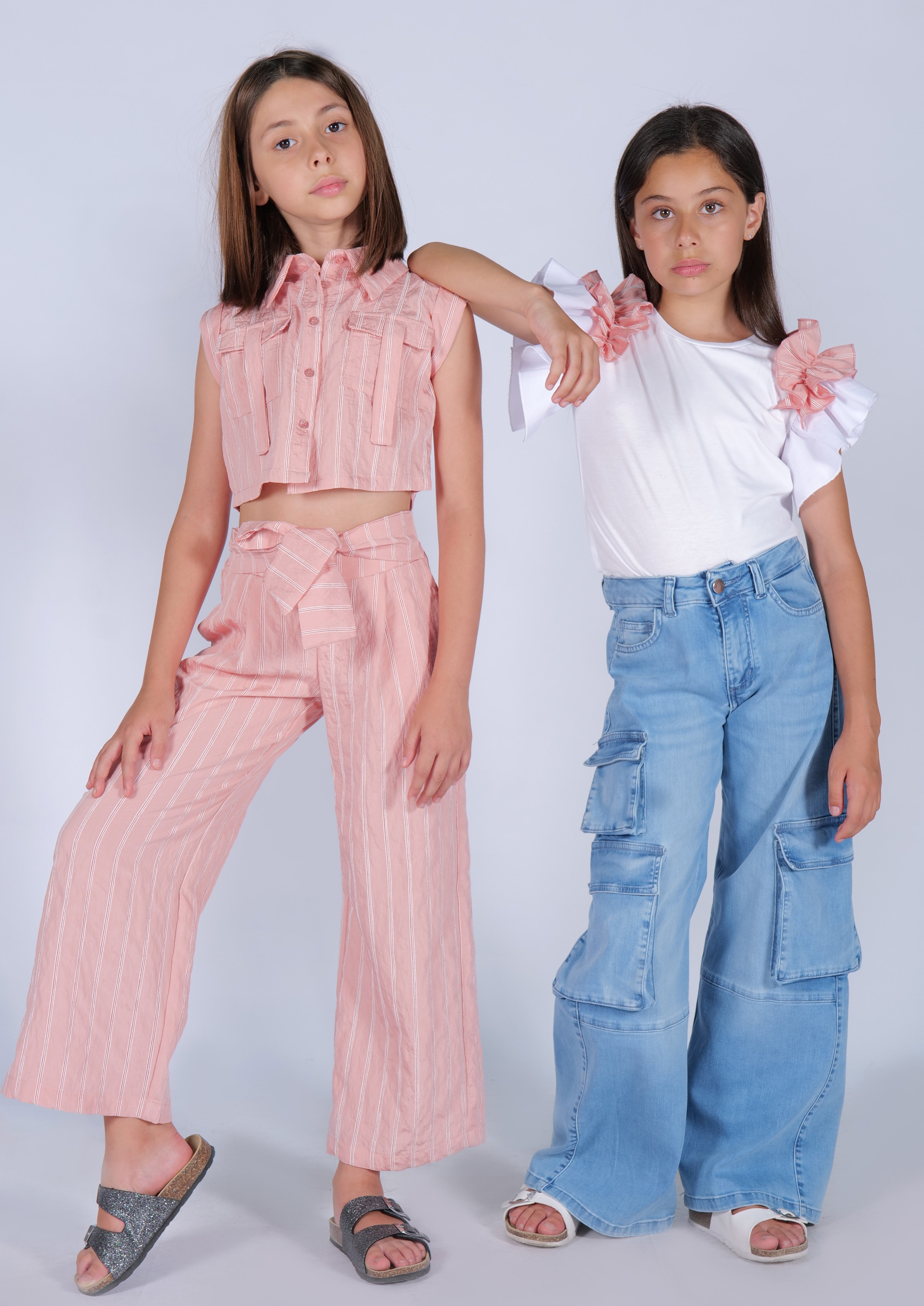 Pantalone con Fiocco in Vita HLove bambina