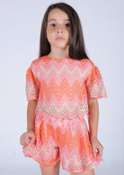 Blusa traforata Fun&Fun bambina
