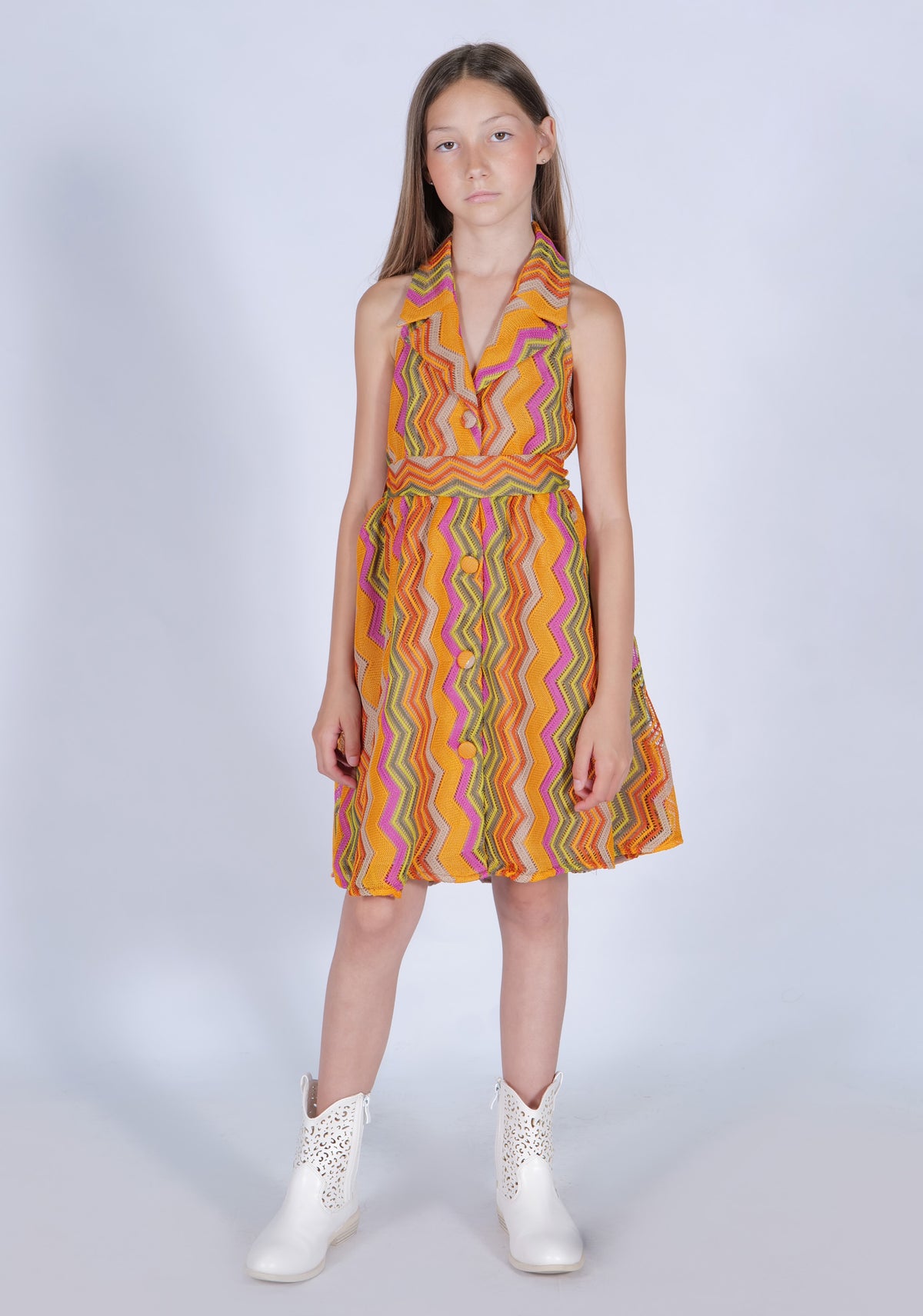 Abito in Fantasia Multicolor HLove bambina