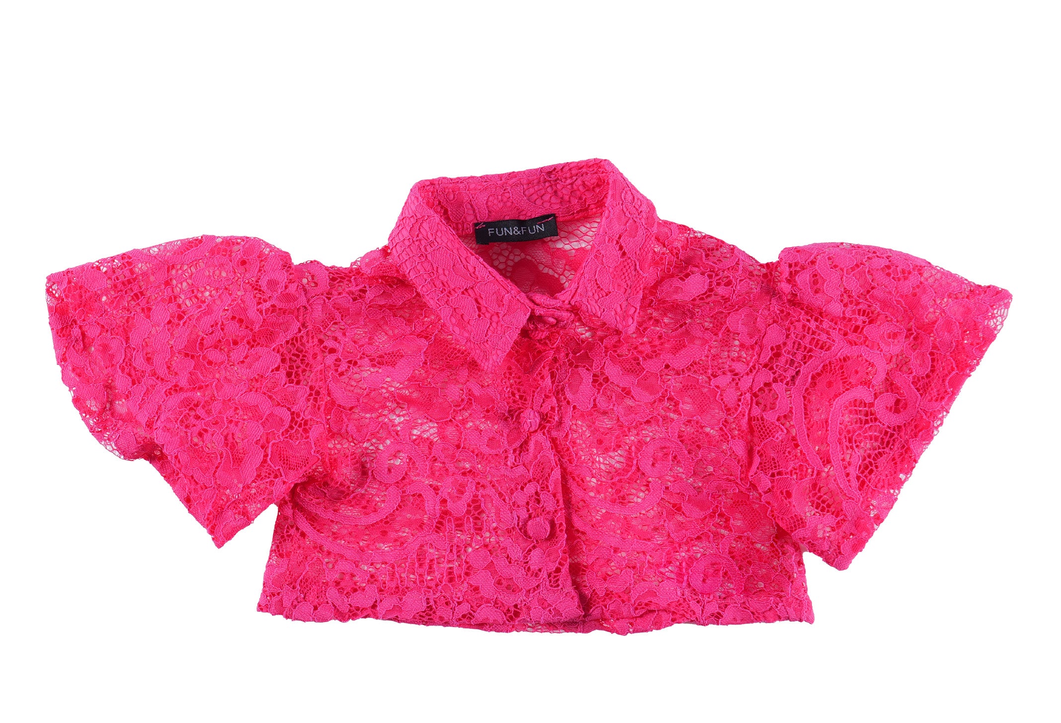 Blusa pizzo con fodera Fun&Fun baby bambina