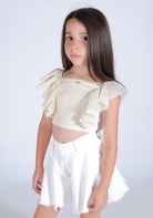 Top traforato Fun&Fun bambina