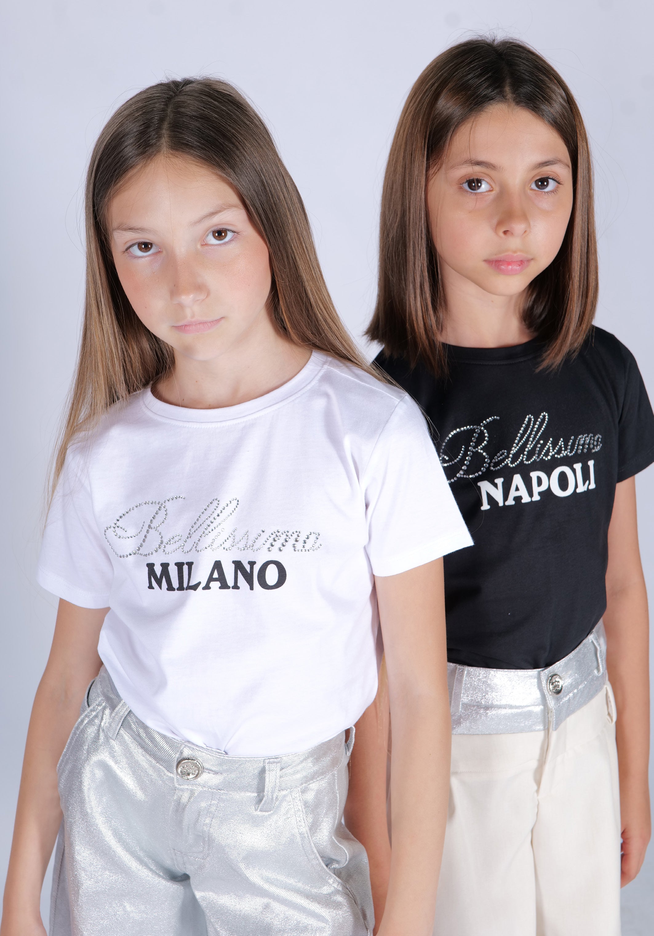 T-shirt Stampa Bellissima Napoli HLove bambina