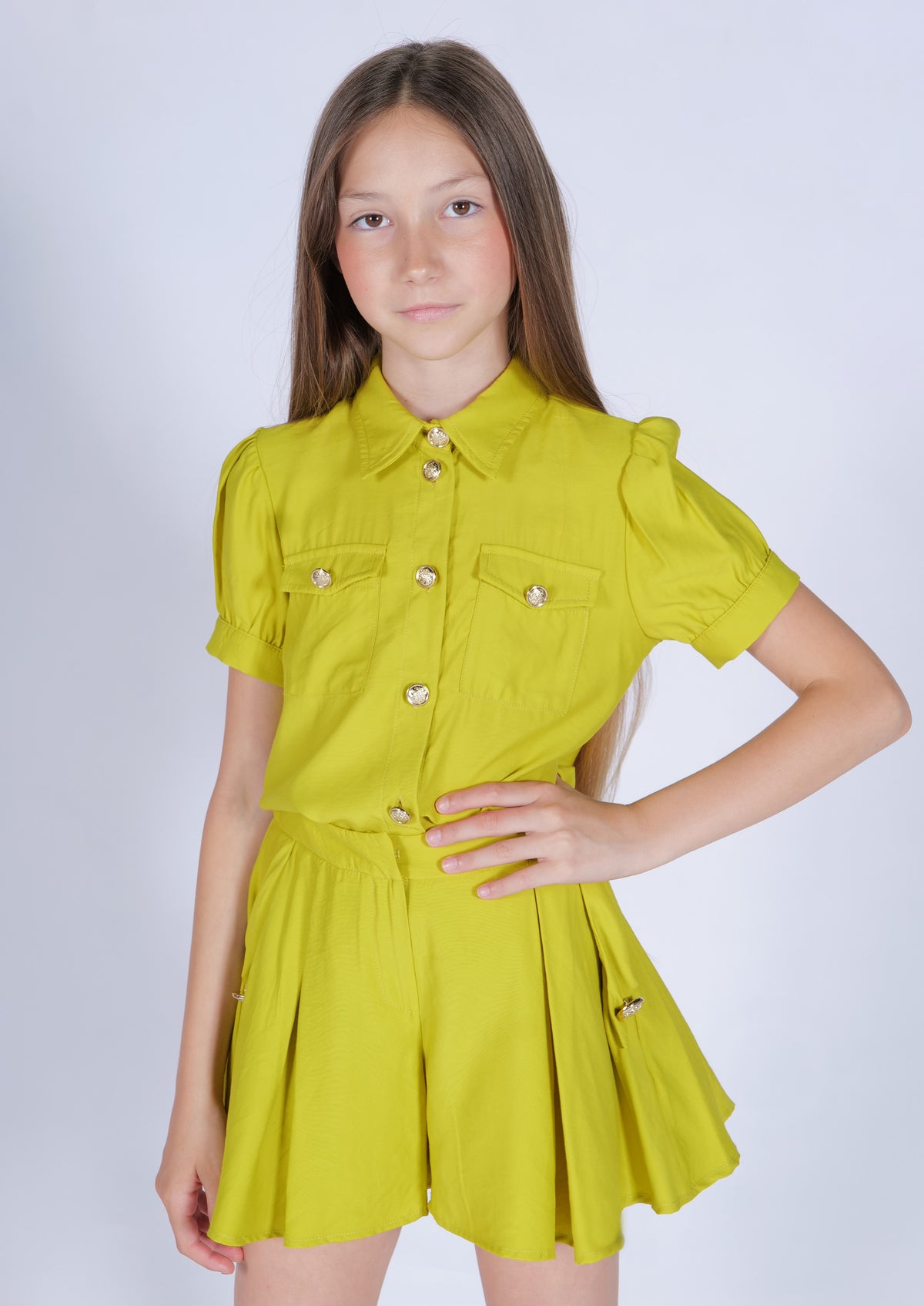 Short in Tessuto Morbido e Fresco HLove bambina