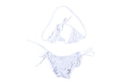 Costume Bikini Bianco Junior , Made in Italy, 2 Pz Fun&Fun bambina