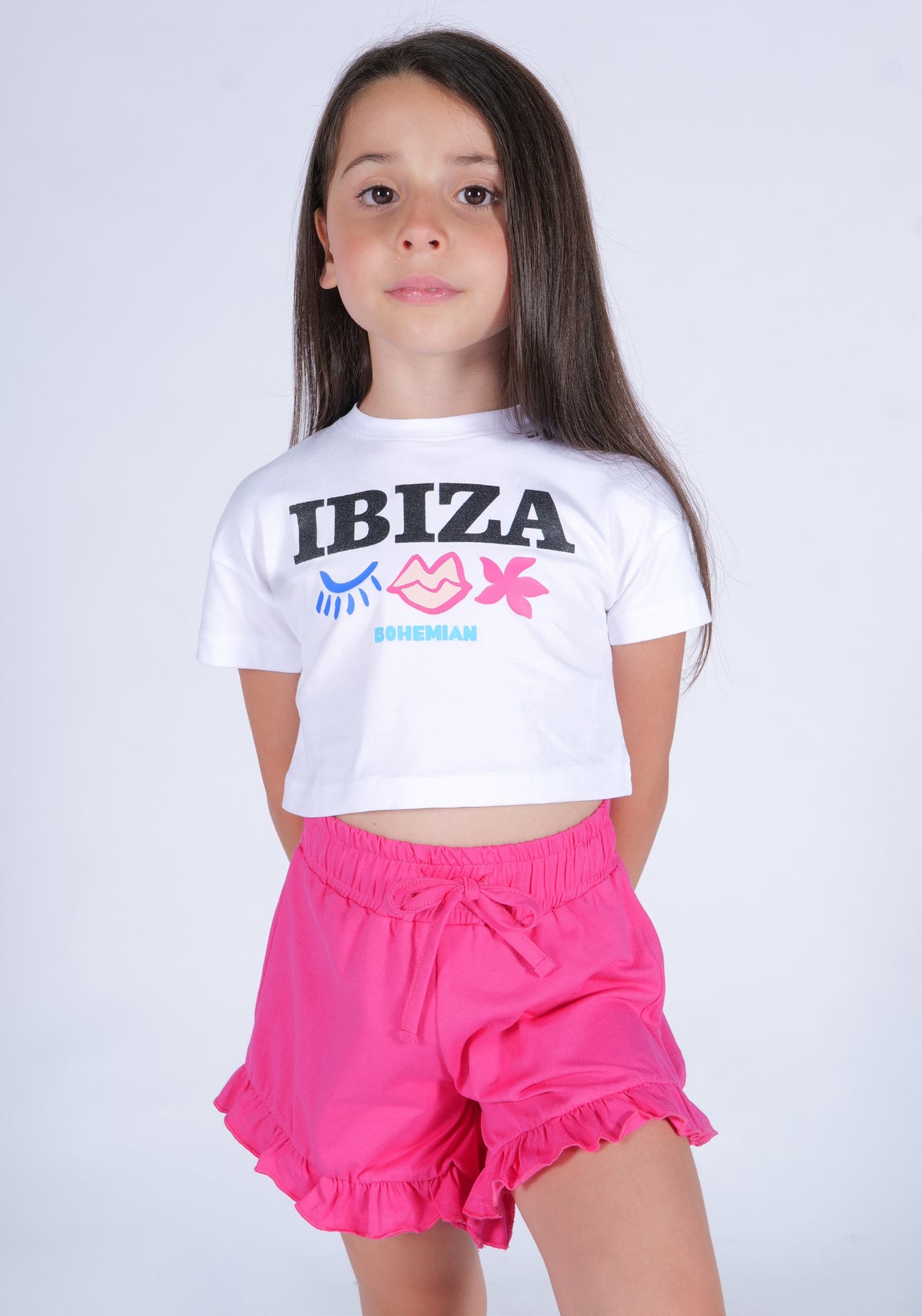 Completo t-shirt e short Fun&Fun baby bambina