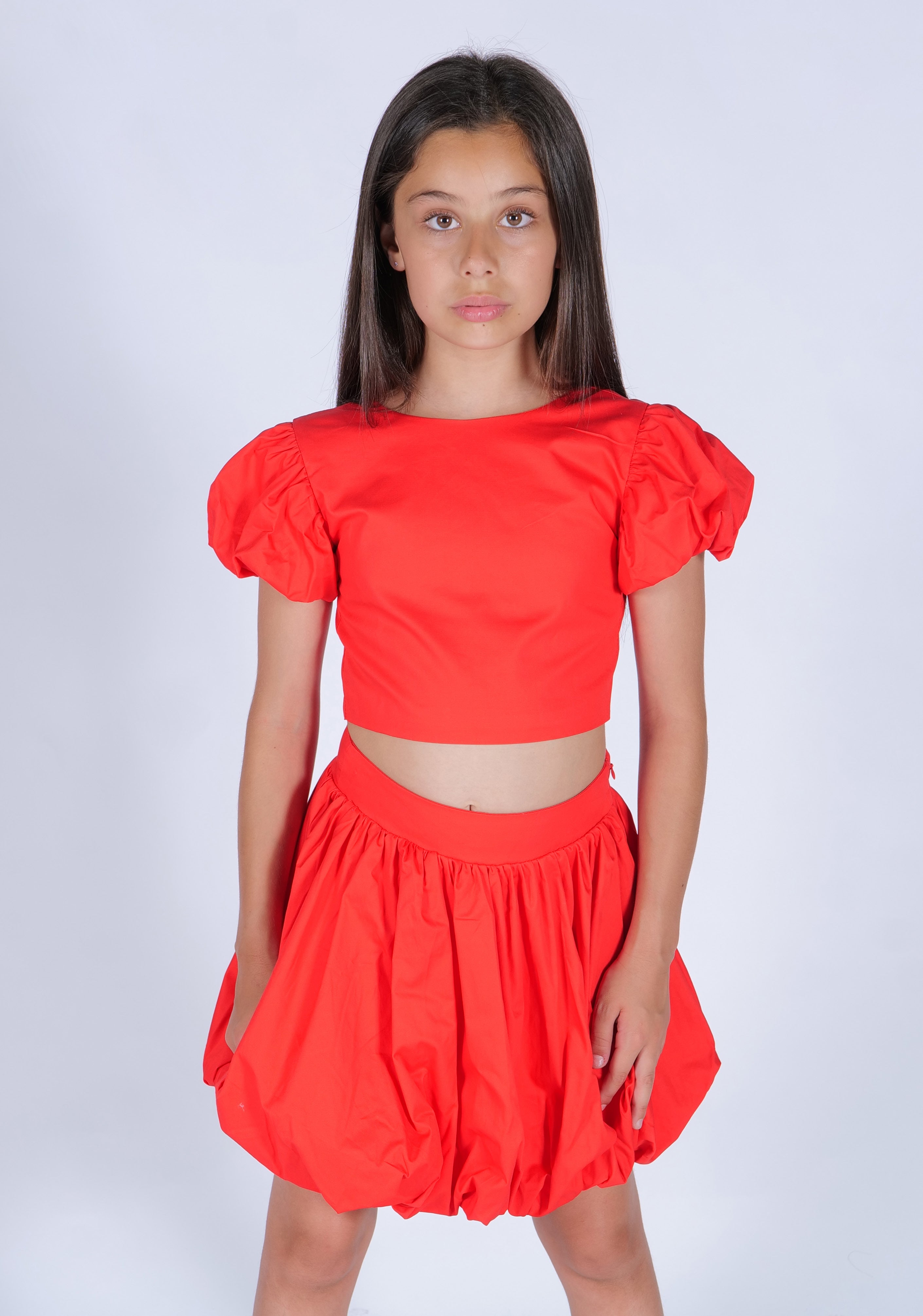 Top con Spalline a Sbuffo HLove bambina